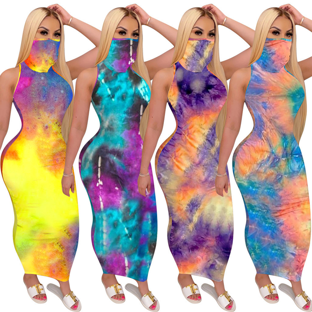 Designer Women Tie Dye Mask Dresses Summer S-2XL Long T-shirt Dresses Sleeveless Bodycon Dresses Stretchy Sexy Clothing Free DHL, 2 #
Designer Women Tie Dye Mask Dresses Summer S-2XL Long T-shirt Dresses Sleeveless Bodycon Dresses Stretchy Sexy Clothing Free DHL, 2 #