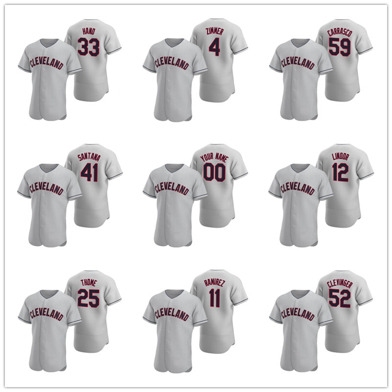 Cleveland Indians MEN WOMEN YOUTH 41 Carlos Santana 25 Jim Thome Gray Authentic 2020 Road baseball Jersey, Black
Cleveland Indians MEN WOMEN YOUTH 41 Carlos Santana 25 Jim Thome Gray Authentic 2020 Road baseball Jersey, Black