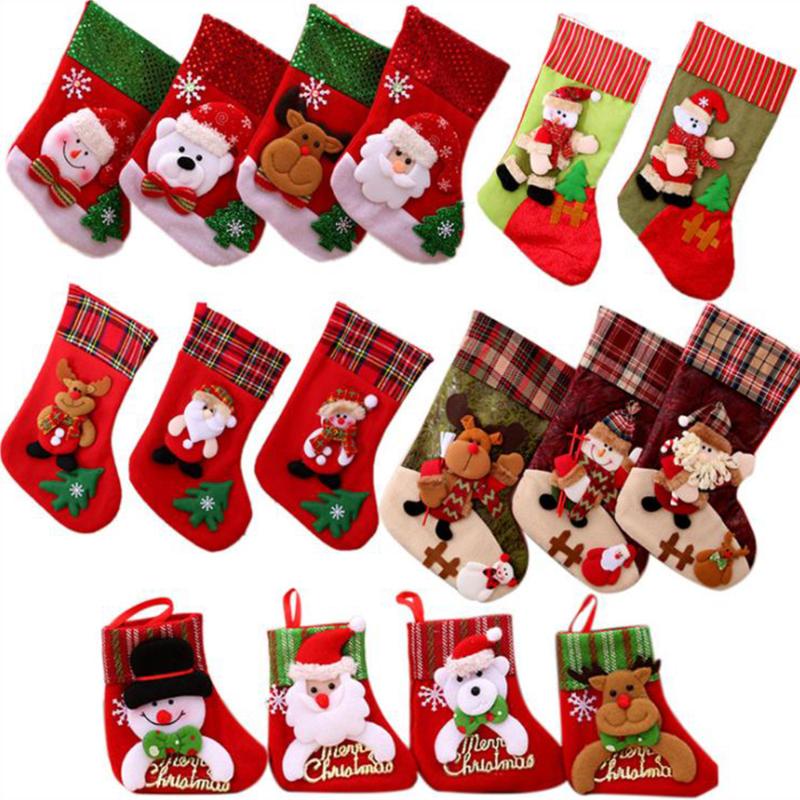1PCS Christmas Stockings Hanging Christmas Tree Decoration Ornaments New Year Candy Bag Gifts Socks Stocking Xmas Ornament
1PCS Christmas Stockings Hanging Christmas Tree Decoration Ornaments New Year Candy Bag Gifts Socks Stocking Xmas Ornament