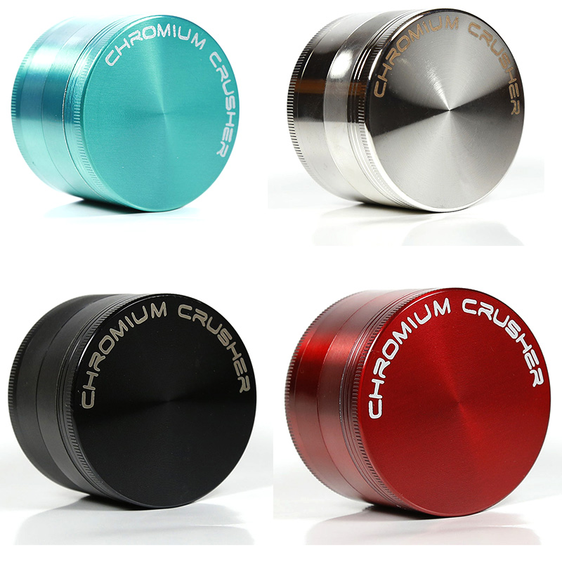 Hot Sale CHROMIUM CRUSHER 40mm 50mm 55mm 63mm Diameter Herb Grinders 4 Layers Zinc Alloy Metal Grinders Smoking Tobacco Crusher With DHL Fre
Hot Sale CHROMIUM CRUSHER 40mm 50mm 55mm 63mm Diameter Herb Grinders 4 Layers Zinc Alloy Metal Grinders Smoking Tobacco Crusher With DHL Fre