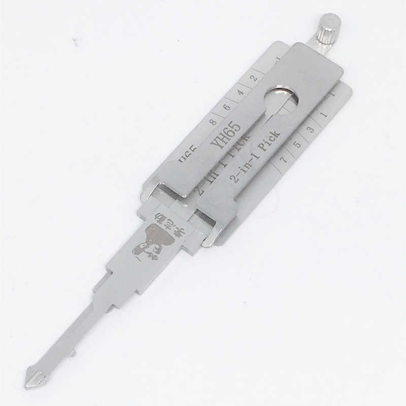 Original Lishi YH65 Auto Tools 2 IN 1 Lock Pick and Decoder Locksmith Tool Auto Pick
Original Lishi YH65 Auto Tools 2 IN 1 Lock Pick and Decoder Locksmith Tool Auto Pick