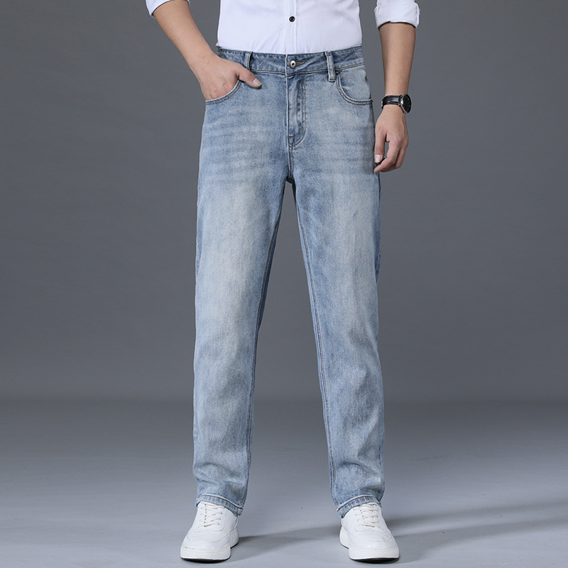 ICPANS Straight Denim Jeans Men Regular High Waist Autumn 2020 Stretch Jeans Pant Man Blue Basic Classic, Sky blue
ICPANS Straight Denim Jeans Men Regular High Waist Autumn 2020 Stretch Jeans Pant Man Blue Basic Classic, Sky blue