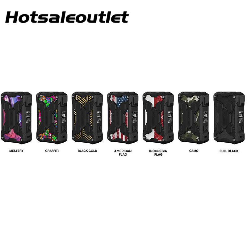 Rincoe Mechman Lite 228W Mod Powered by Dual 18650 Batteries with Variable Output Power and Mechman Chip 100% Original
Rincoe Mechman Lite 228W Mod Powered by Dual 18650 Batteries with Variable Output Power and Mechman Chip 100% Original