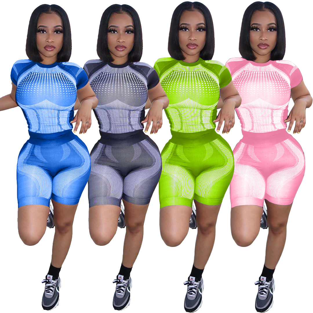 designer women two piece short set summer women fashion sexy positioning printing sports two-piece set Womens sports suit hot sale T003, Black
designer women two piece short set summer women fashion sexy positioning printing sports two-piece set Womens sports suit hot sale T003, Black