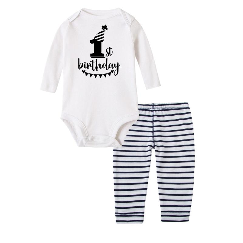 My First Birthday Infant Baby Cotton Clothing Set Newborn Boys Girls Long Sleeve Romper Striped Pants Outfits Clothes 2pcs 0-24M, R148-lppwhgy-
My First Birthday Infant Baby Cotton Clothing Set Newborn Boys Girls Long Sleeve Romper Striped Pants Outfits Clothes 2pcs 0-24M, R148-lppwhgy-