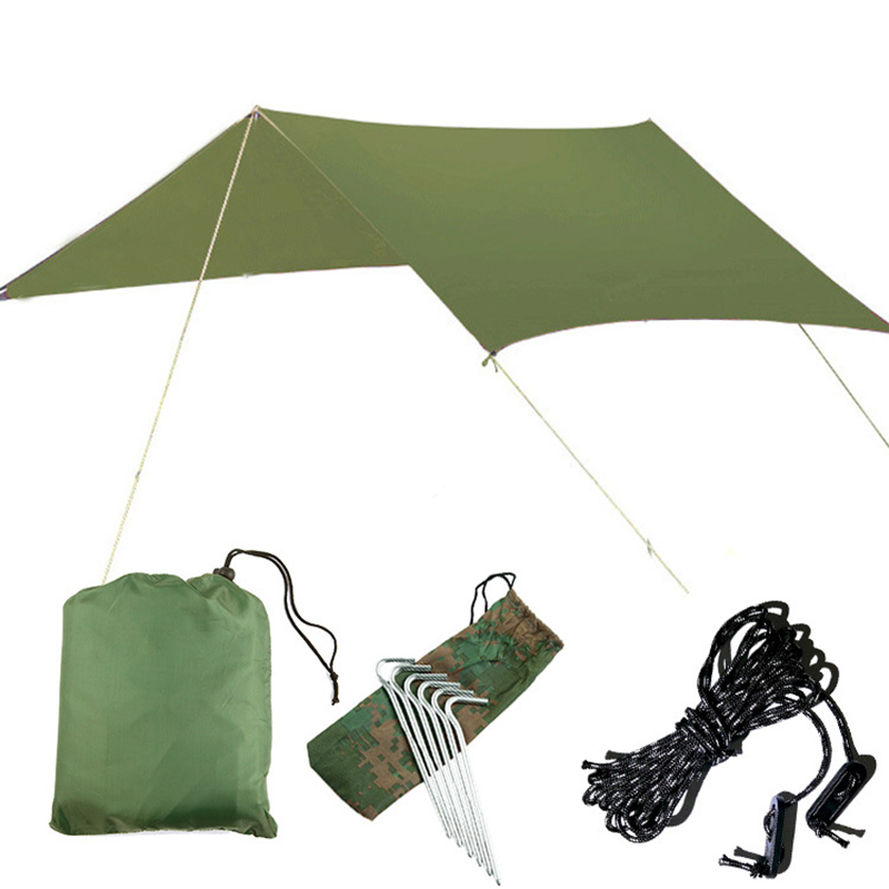 Outdoor Oversized Canopy Sunshade Beach Camping Tent Waterproof Cloth Moisture-proof Pad Triangle Canopy Waterproof Sun Shelter
Outdoor Oversized Canopy Sunshade Beach Camping Tent Waterproof Cloth Moisture-proof Pad Triangle Canopy Waterproof Sun Shelter
