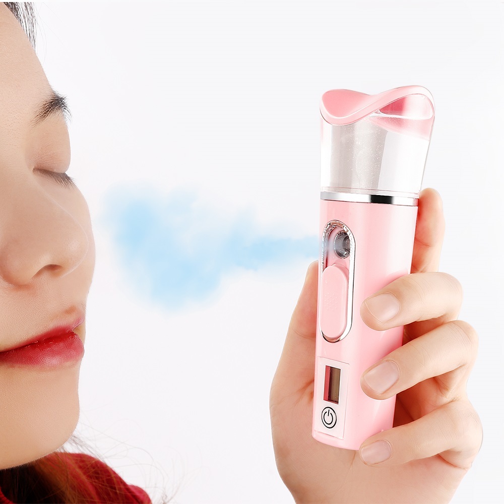 3 In1 Portable Facial Steamer Nano Mister Face Spray Bottle Mist Sprayer Skin Moisture Hydrating Skin Care Tools USB Charge CX200716