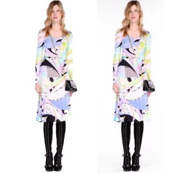 New 2020 Runway Luxury Brands Women's V-Neck Geometric Print Long Sleeve Stretch Jersey Silk Plus Size Dress, Black
New 2020 Runway Luxury Brands Women's V-Neck Geometric Print Long Sleeve Stretch Jersey Silk Plus Size Dress, Black