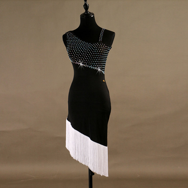 White green Latin Dance Dresses Sexy Women's Performance Spandex Crystals/Rhinestones Tassel Sleeveless Natural Dress
White green Latin Dance Dresses Sexy Women's Performance Spandex Crystals/Rhinestones Tassel Sleeveless Natural Dress