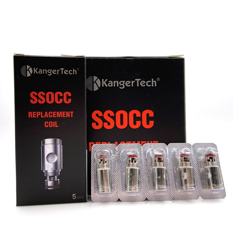 

Kanger SSOCC Coil 0.15ohm 0.5ohm 1.2ohm Replacement Coils Head for Kangertech Subtank Toptank Mini Protank 4 Subvod Sub Ohm Tank