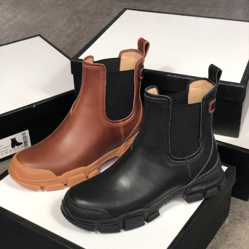 Top Women Leather Martin Boots Black White Ankle Boot Fashion Chunky Rubber 100% Real Leather Shoes Lug Sole Winter Booties Size EU42, Color 1
Top Women Leather Martin Boots Black White Ankle Boot Fashion Chunky Rubber 100% Real Leather Shoes Lug Sole Winter Booties Size EU42, Color 1