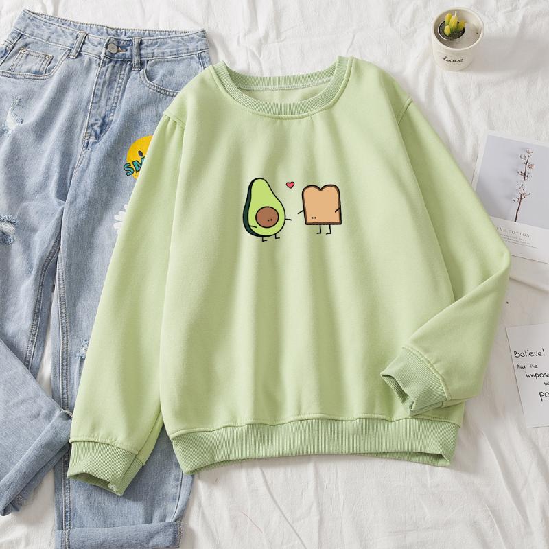 Avocado Vegan Bread Sweatshirts Hoodies Kawaii Harajuku Cute Cartoon Hoodies Women Harajuku Streetwear Oversize Sweatshirts, White
Avocado Vegan Bread Sweatshirts Hoodies Kawaii Harajuku Cute Cartoon Hoodies Women Harajuku Streetwear Oversize Sweatshirts, White