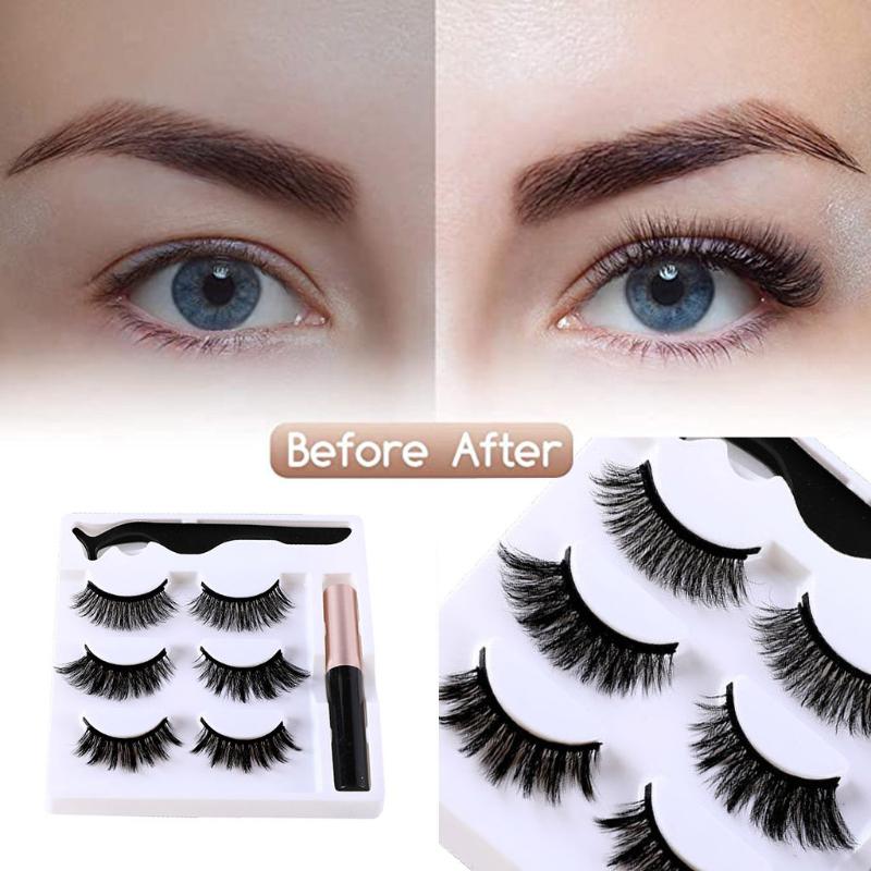 3 Pairs Magnetic Eyelashs Set Magnet Liquid Eyeliner& Magnetic Lashes Tweezer Set Waterproof Long Lasting Eyelash Extension 5ML
3 Pairs Magnetic Eyelashs Set Magnet Liquid Eyeliner& Magnetic Lashes Tweezer Set Waterproof Long Lasting Eyelash Extension 5ML
