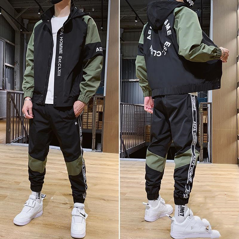 Mens Designer Tracksuit jogging Autumn Jacket Pants 2pc high end Letter imprint luxury famous hip hop male womens clothing, Gray
Mens Designer Tracksuit jogging Autumn Jacket Pants 2pc high end Letter imprint luxury famous hip hop male womens clothing, Gray