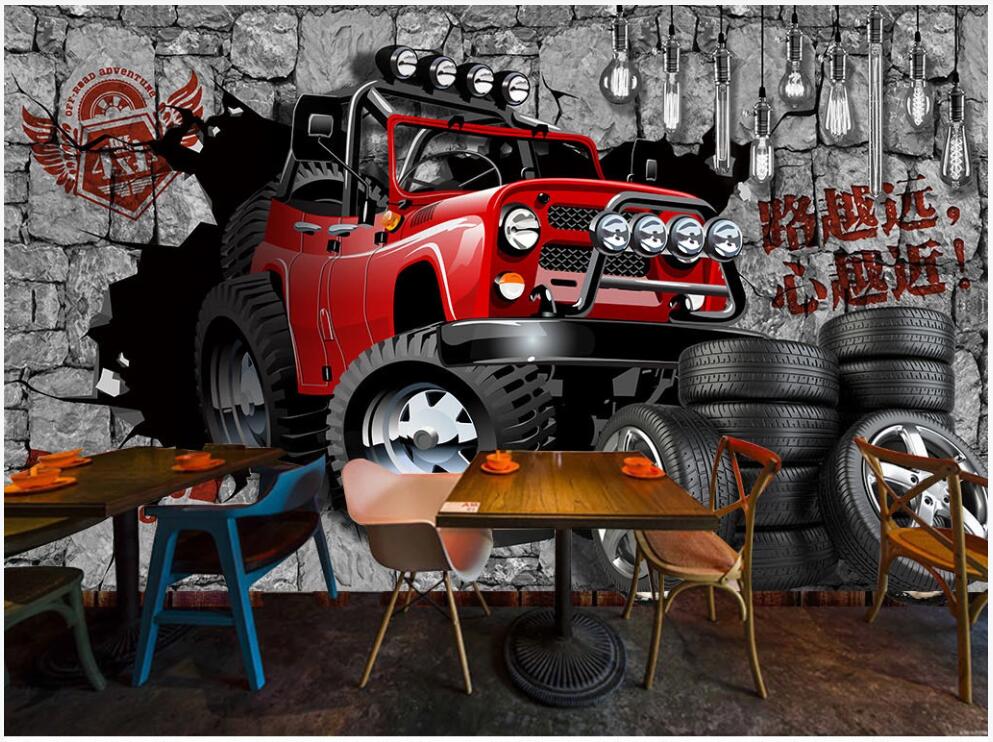 3d photo wallpaper custom any size mural Retro car breaks through the wall background living room home decor wallpaper for walls 3 d, Non-woven wallpaper
3d photo wallpaper custom any size mural Retro car breaks through the wall background living room home decor wallpaper for walls 3 d, Non-woven wallpaper