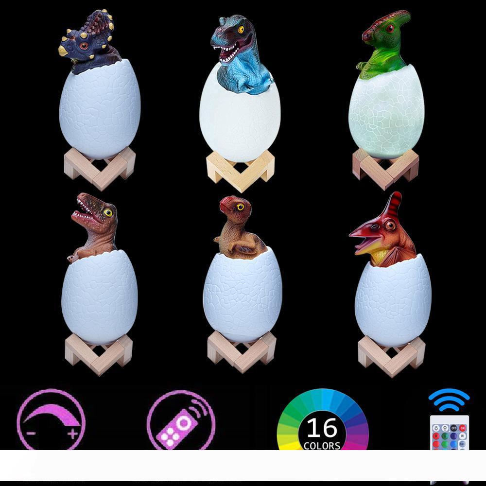 Dinosaur night lights Car Furnishing Articles 2019 3D Dinosaur Lamp and 16 Colors LED Light with Tap and Remote Control
Dinosaur night lights Car Furnishing Articles 2019 3D Dinosaur Lamp and 16 Colors LED Light with Tap and Remote Control