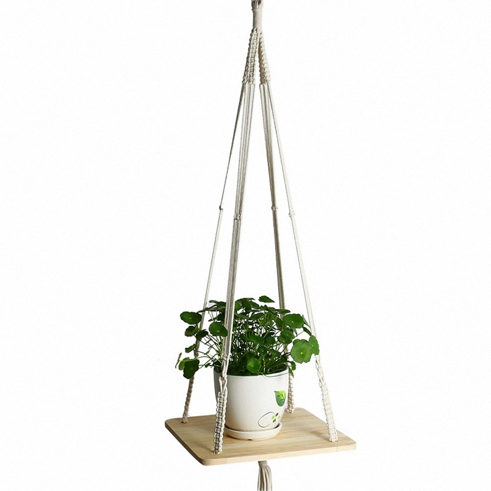 Wooden Shelf Home Knotted Decorative Holder Macrame Flower Pot Vases Wall Garden Plant Hangers Indoor Vintage Lifting Rope GAmj#
Wooden Shelf Home Knotted Decorative Holder Macrame Flower Pot Vases Wall Garden Plant Hangers Indoor Vintage Lifting Rope GAmj#