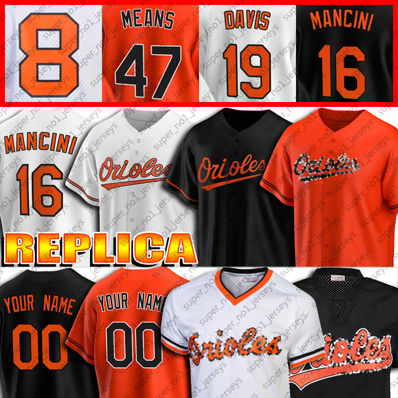 8 Cal Ripken Jersey 16 Trey Mancini Jerseys 19 Chris Davis 47 John Means Jerseys Hanser Alberto Shawn Armstrong Custom Baseball Jersey, Blue;black
8 Cal Ripken Jersey 16 Trey Mancini Jerseys 19 Chris Davis 47 John Means Jerseys Hanser Alberto Shawn Armstrong Custom Baseball Jersey, Blue;black