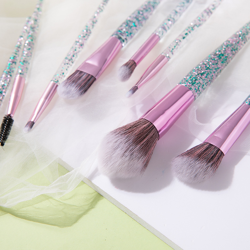 10pcs Makeup Brush Face Powder Foundation Brush Synthetic Hair Crystal Handle Woman Make up Kits Cosmetic Tools
10pcs Makeup Brush Face Powder Foundation Brush Synthetic Hair Crystal Handle Woman Make up Kits Cosmetic Tools