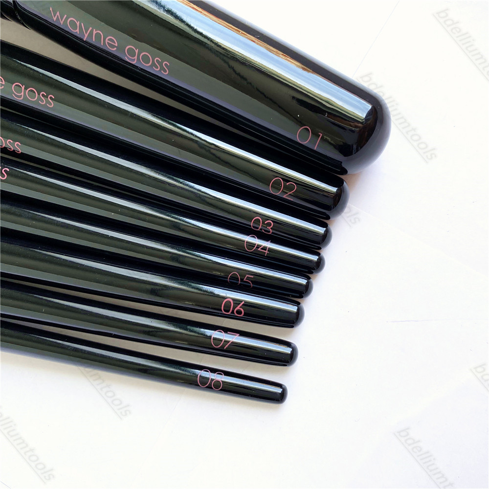 Wayne 01/02/03/04/05/06/07/08 (Goss) Foundation Powder Eye Shadow Crease Lip Liner Cosmetics Makeup Brushes
