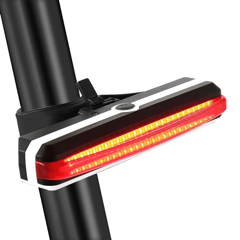USB Cable Rechargeable Bike Tail Warning Light 100 Lumens LED 5 Modes Flashing Light Easy to Install
USB Cable Rechargeable Bike Tail Warning Light 100 Lumens LED 5 Modes Flashing Light Easy to Install
