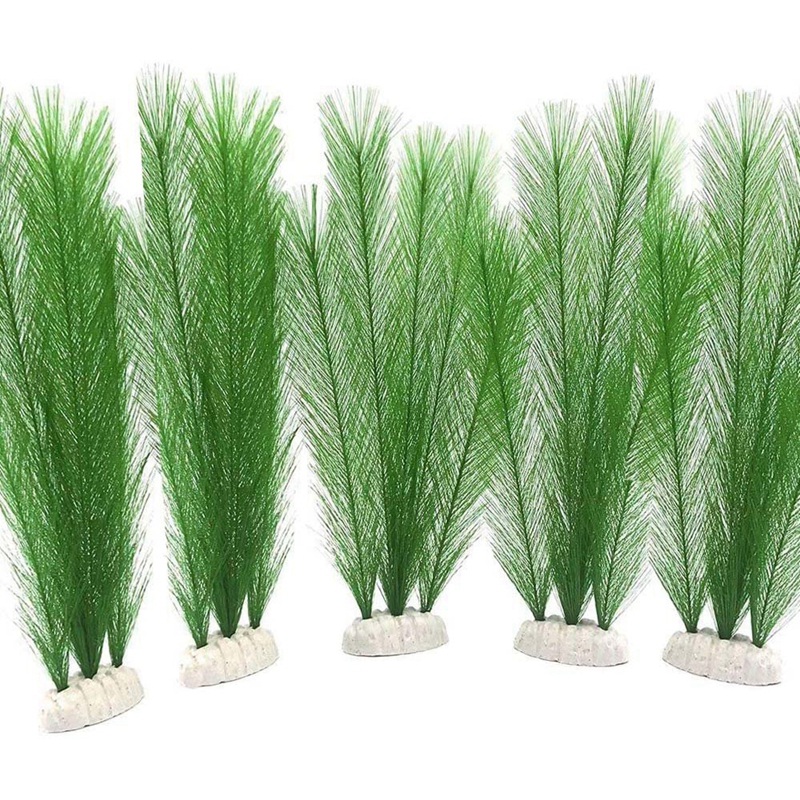 Aquarium Decorations Fish Tank Artificial Green Water Plants Made Of Silk Fabrics Plastic,for All Fish and Pets 5Pcs
Aquarium Decorations Fish Tank Artificial Green Water Plants Made Of Silk Fabrics Plastic,for All Fish and Pets 5Pcs