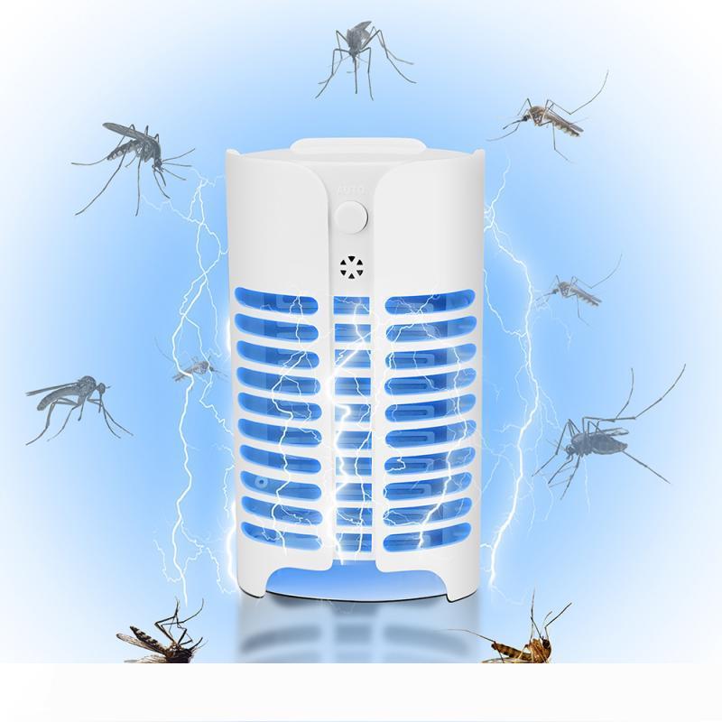 Anti-moustiques lumières tueur de moustique lampe de choc électrique Tuer des insectes Smart Home Piégeage Mosquito Hôtel Cuisine d'été