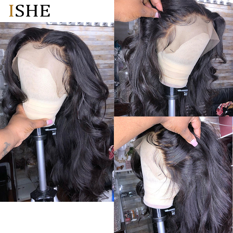 Body Wave Fake Scalp Wig Deep Lace Front Human Hair Wigs Invisible Remy PrePlucked Bleached Knots Transparent HD Lace Wig, Black
Body Wave Fake Scalp Wig Deep Lace Front Human Hair Wigs Invisible Remy PrePlucked Bleached Knots Transparent HD Lace Wig, Black