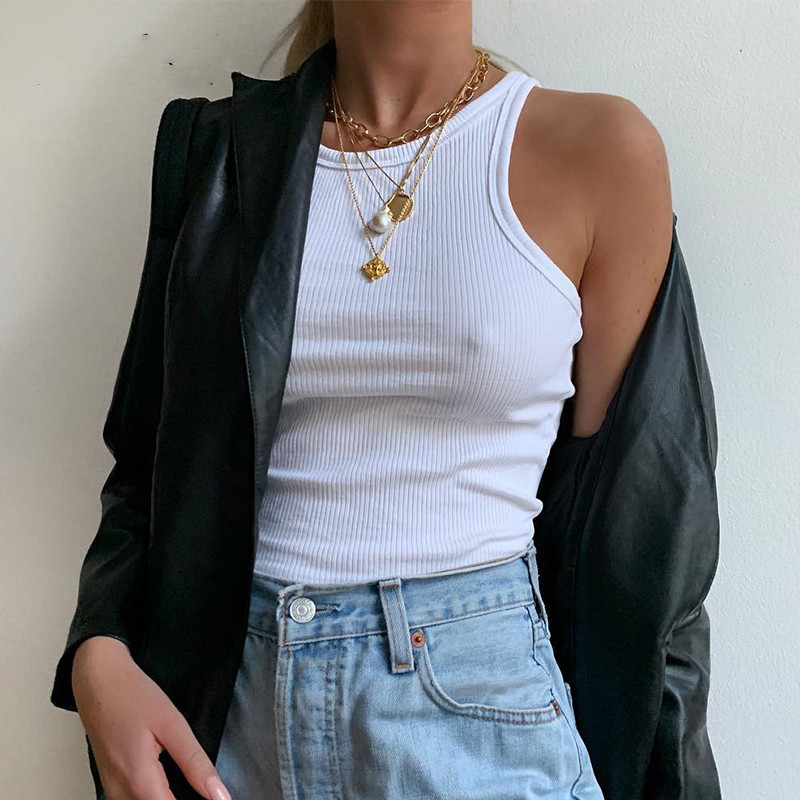 O Neck Summer Knit Crop Top Sleeveless Women Sexy Basic T Shirt White Off Shoulder Ribbed Black Tank Top Casual
O Neck Summer Knit Crop Top Sleeveless Women Sexy Basic T Shirt White Off Shoulder Ribbed Black Tank Top Casual