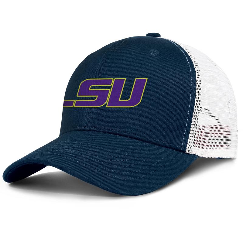 LSU Tigers mens and women adjustable trucker meshcap fitted blank team trendy baseballhats football basketball Coconut tree logo USA, Blue;gray
LSU Tigers mens and women adjustable trucker meshcap fitted blank team trendy baseballhats football basketball Coconut tree logo USA, Blue;gray