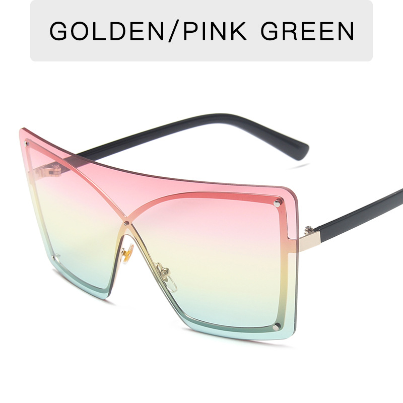 Large frame integrated piece Sunglasses female ocean film Sunglass Men Women's Sunglasses metal uv400 protection eyewear 26006
Large frame integrated piece Sunglasses female ocean film Sunglass Men Women's Sunglasses metal uv400 protection eyewear 26006