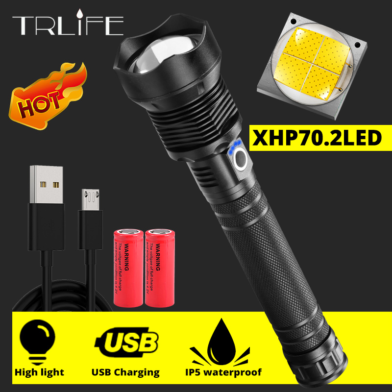 Super Powerful LED XHP70.2 XHP50.2 Rechargeable USB Zoom led Torch XHP70 Power18650 26650 Self Defense Hunting Lamp
Super Powerful LED XHP70.2 XHP50.2 Rechargeable USB Zoom led Torch XHP70 Power18650 26650 Self Defense Hunting Lamp
