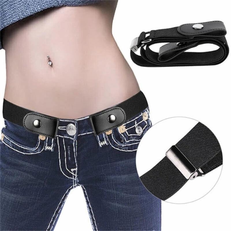 Lazy belt without buckle, soft unisex elastic stretch sleeveless belt, suitable for all types of pants width 3 cm length 98 cm, Black
Lazy belt without buckle, soft unisex elastic stretch sleeveless belt, suitable for all types of pants width 3 cm length 98 cm, Black