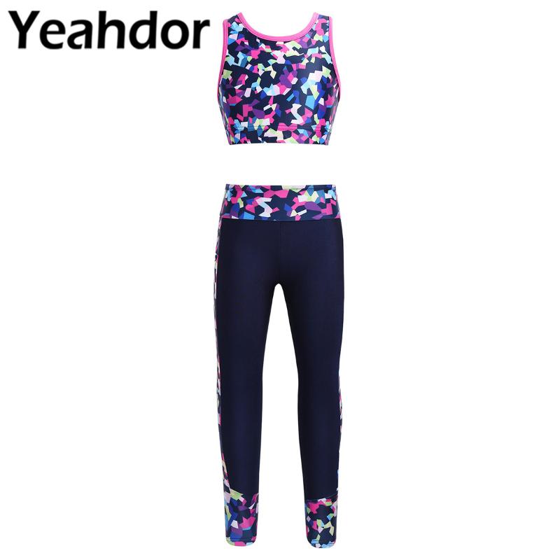Teen Girls Dancewear Ballet Outfit Digital Print Sleeveless Mesh Tanks Crop Top with Leggings Children Set Gymnastics Sportswear, Rose red
Teen Girls Dancewear Ballet Outfit Digital Print Sleeveless Mesh Tanks Crop Top with Leggings Children Set Gymnastics Sportswear, Rose red