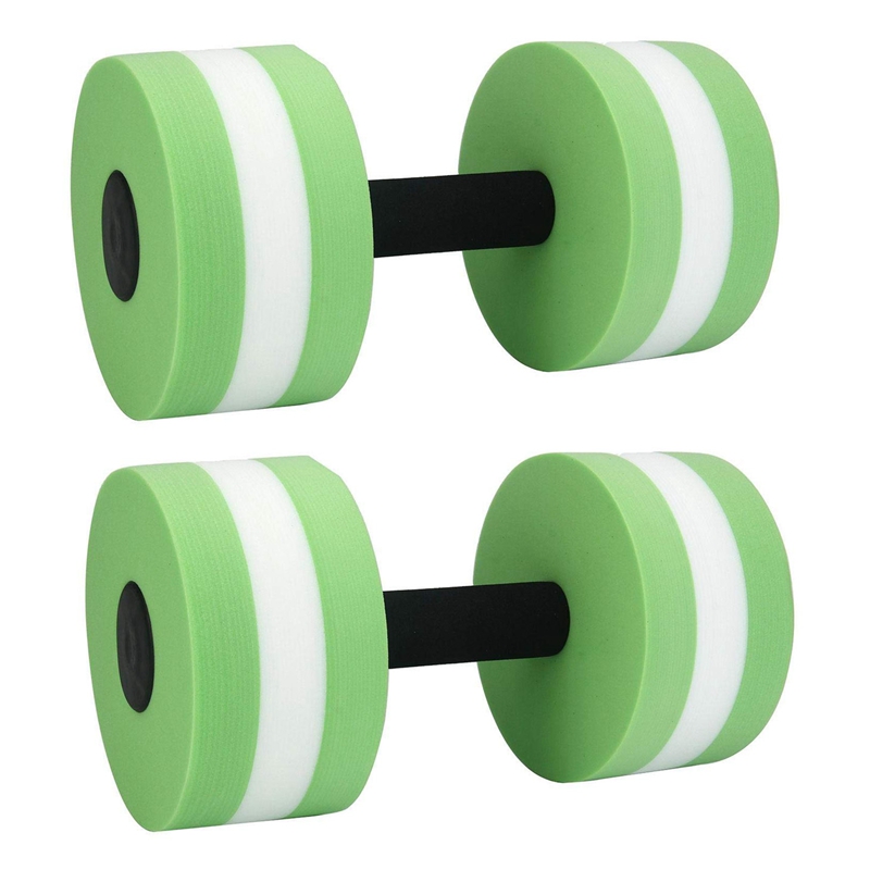 Foam Dumbbells Water Aerobic Exercise Hand Bars Pool Resistance Exercises Equipment,Set Of 2, Green
Foam Dumbbells Water Aerobic Exercise Hand Bars Pool Resistance Exercises Equipment,Set Of 2, Green