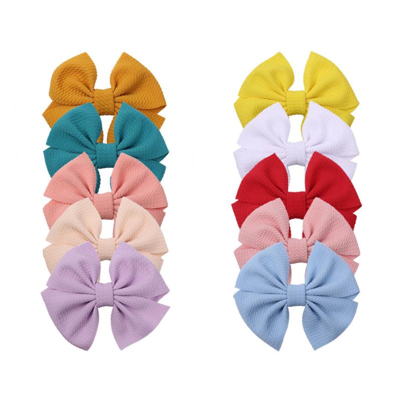 10pcs/lot Chic 5'' Large Waffle Hair Bows For Kids Headband Fabric Barrette Hair Clip DIY Women Girls Accessories, White
10pcs/lot Chic 5'' Large Waffle Hair Bows For Kids Headband Fabric Barrette Hair Clip DIY Women Girls Accessories, White