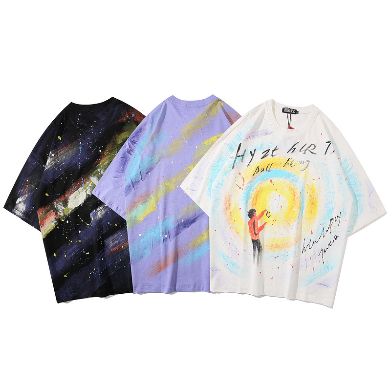 Men' & Women' T-shirts European and American Fashion Hip-hop Shirts Loose High Street Couple' Short sleeve Tshirt 3 Colors Size -XL, White
Men' & Women' T-shirts European and American Fashion Hip-hop Shirts Loose High Street Couple' Short sleeve Tshirt 3 Colors Size -XL, White