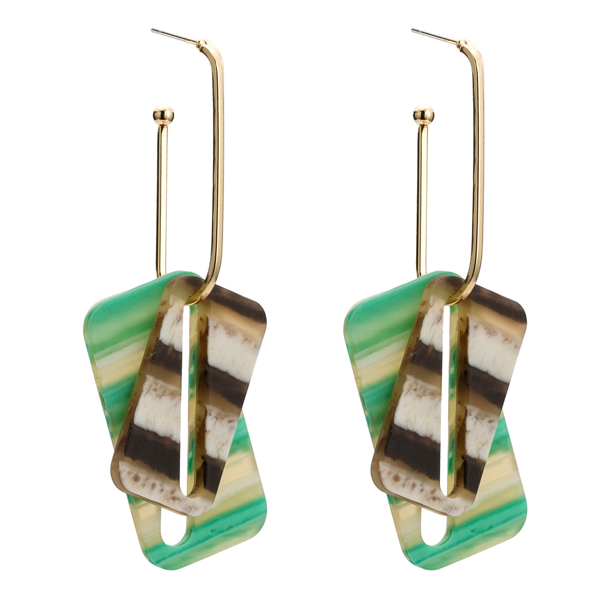 Double-layer hollowed-out acetate board earrings women's fashion personalized all-match earring INS style
Double-layer hollowed-out acetate board earrings women's fashion personalized all-match earring INS style