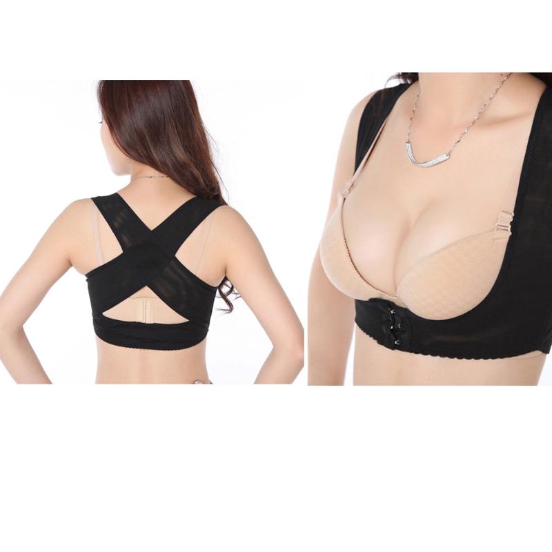 Ladies Women Adjustable Shoulder Back Posture Corrector Chest Brace Support Belt-Black
Ladies Women Adjustable Shoulder Back Posture Corrector Chest Brace Support Belt-Black