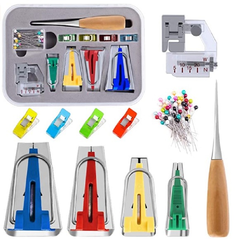 Multifunction Sewing Bias Tape Maker Set Household Sewing Machine Tools Sets DIY Patchwork Quilting Tool Accessories
Multifunction Sewing Bias Tape Maker Set Household Sewing Machine Tools Sets DIY Patchwork Quilting Tool Accessories