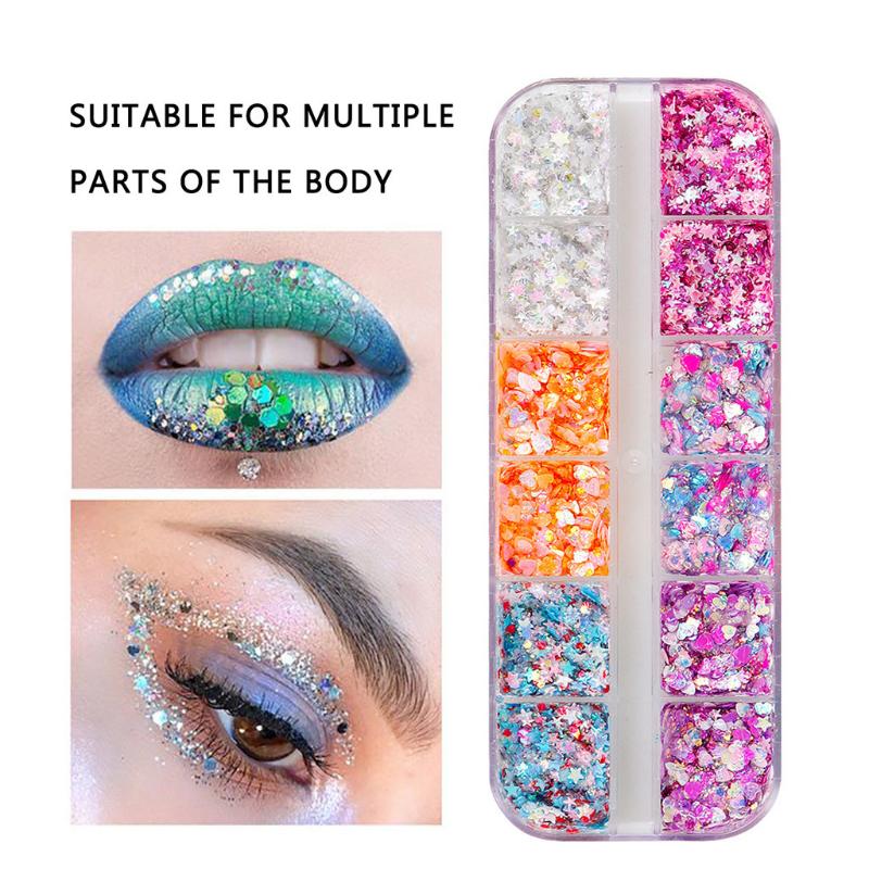 Glitter Eyeshadow Powder Sequin Eyeshadow Shards Face Bright Polarized Stage Makeup Diamond Powder
Glitter Eyeshadow Powder Sequin Eyeshadow Shards Face Bright Polarized Stage Makeup Diamond Powder