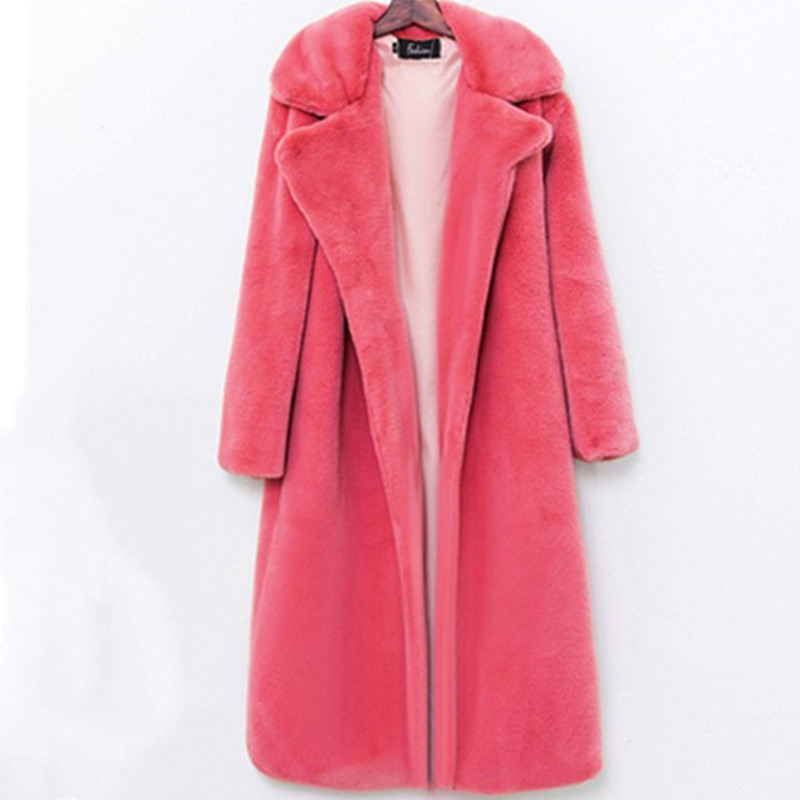 2020 Winter Coats New Imitation Coat Women's Long Woolen Coats Fashion Lady Loose Thick Warm Coat Women Clothing, Creamy-white
2020 Winter Coats New Imitation Coat Women's Long Woolen Coats Fashion Lady Loose Thick Warm Coat Women Clothing, Creamy-white