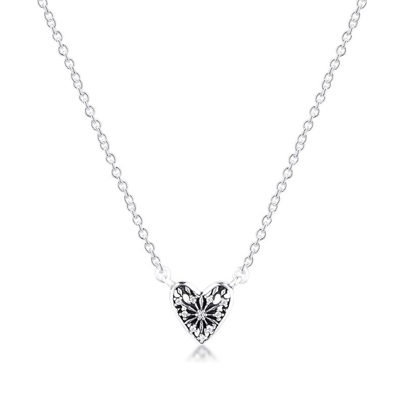 Authentic 925 Sterling Silver Collier Necklace Heart of Winter Silver Necklaces for Women Gift Fine Jewelry Wholesale
Authentic 925 Sterling Silver Collier Necklace Heart of Winter Silver Necklaces for Women Gift Fine Jewelry Wholesale
