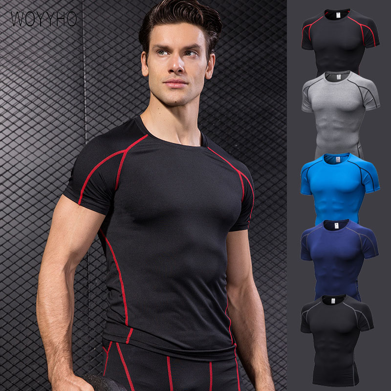 WOYYHO Men's Professional Running Sports T-Shirts,Quick Dry Workout Training Sports Short Sleeve,Finness Gym Slim Tops, Navy blue
WOYYHO Men's Professional Running Sports T-Shirts,Quick Dry Workout Training Sports Short Sleeve,Finness Gym Slim Tops, Navy blue
