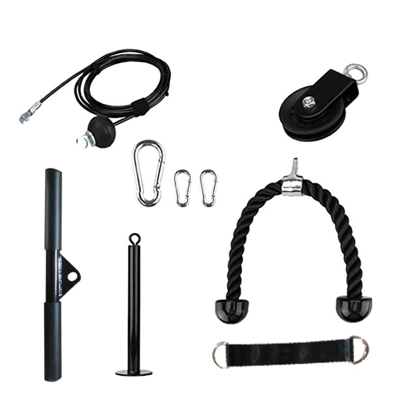 9pc Fitness Diy Cable Machine Attachment System Arm Biceps Triceps Blaster Hand Strength Trainning Home Workout Equipment #Y4
9pc Fitness Diy Cable Machine Attachment System Arm Biceps Triceps Blaster Hand Strength Trainning Home Workout Equipment #Y4