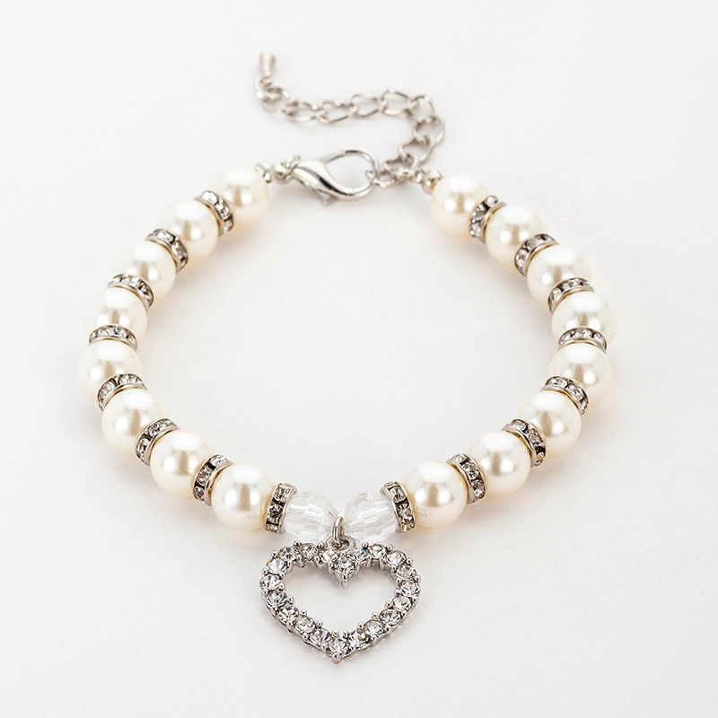 Imitation Pearl Rhinestone Pendants Cute Dog Necklace Pet Collar Accessories Jewelry Neck Chain for Small Dogs Large Dog Cats
Imitation Pearl Rhinestone Pendants Cute Dog Necklace Pet Collar Accessories Jewelry Neck Chain for Small Dogs Large Dog Cats