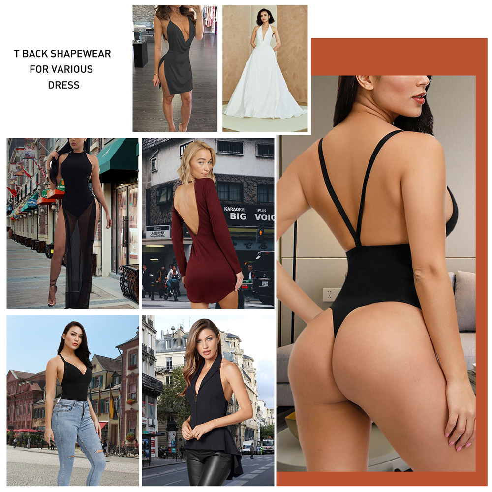 WAIST SECRET Women Slimming Shapewear Bodysuits Body Shaper Thong Shapewear Panty Bodysuit Slim Tummy Shapers Vest Underwear CX200803