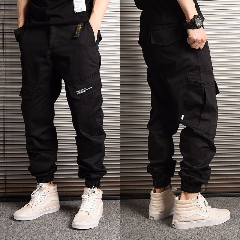 Men's Streetwear Camouflage Cargo Pants: Loose Fit, Casual Joggers, Big Pockets B1