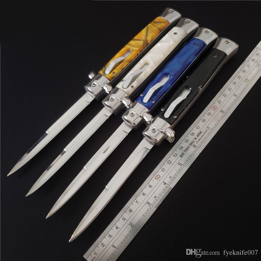 Hot! Makora II Godfather Outdoor Garden Tactical Camping knife Double Action 440C 58HRC Satin Alloy Handle Pocket Knives Utility EDC Tools
Hot! Makora II Godfather Outdoor Garden Tactical Camping knife Double Action 440C 58HRC Satin Alloy Handle Pocket Knives Utility EDC Tools