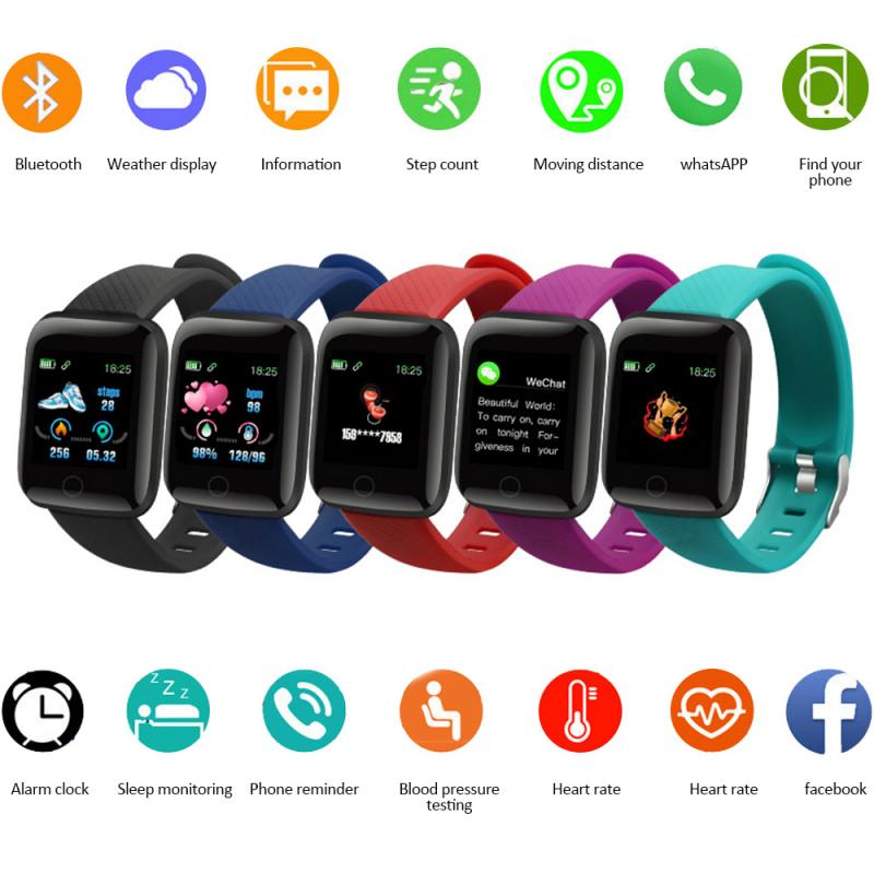 ID116 Plus Smart Watch Health Wristband Sports watch Blood Pressure Heart Rate Pedometer Fitness Tracker Smart Bracelet Waterproof
ID116 Plus Smart Watch Health Wristband Sports watch Blood Pressure Heart Rate Pedometer Fitness Tracker Smart Bracelet Waterproof